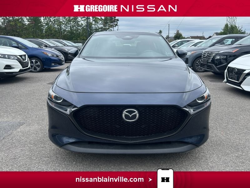 Mazda 3 BE6367 | GS AWD CUIR TOIT OUVRANT BAS KM 2025 Bleu Laval - photo #4