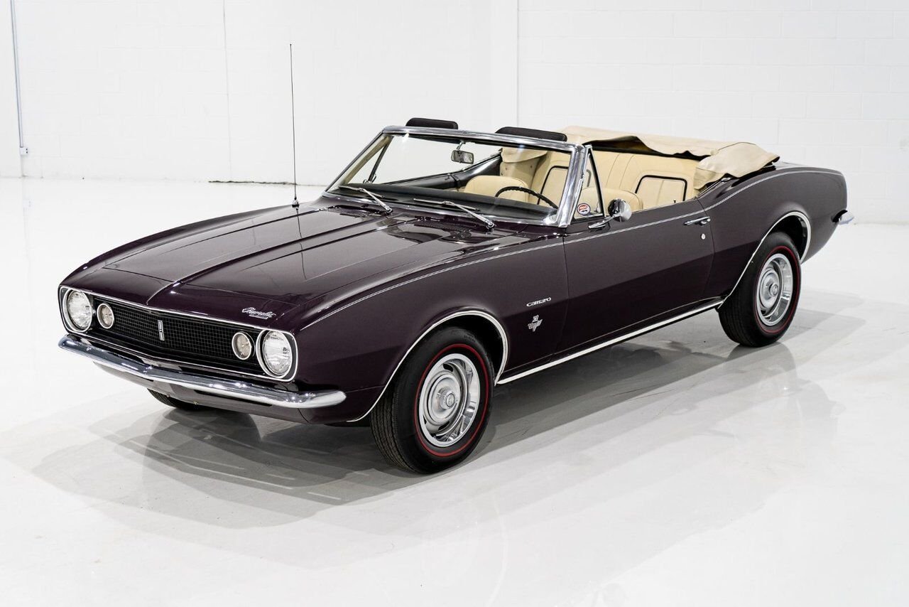 Chevrolet Camaro PRIX EN USD Convertible Beautifully presented from former Restoration 1967 mauve Montréal - photo #45