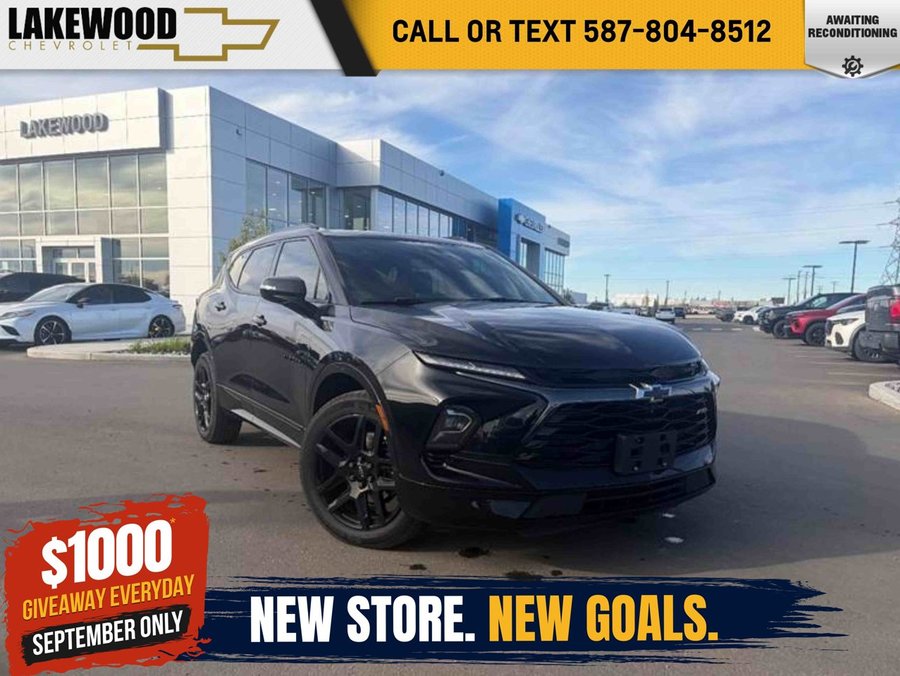 2024 Chevrolet Blazer RS Plus AWD 3.6L | Panoramic Sunroof Black