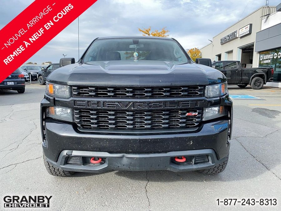 Chevrolet Silverado 1500 Custom Trail Boss cabine multiplace 4RM 157 po 2019 Noir