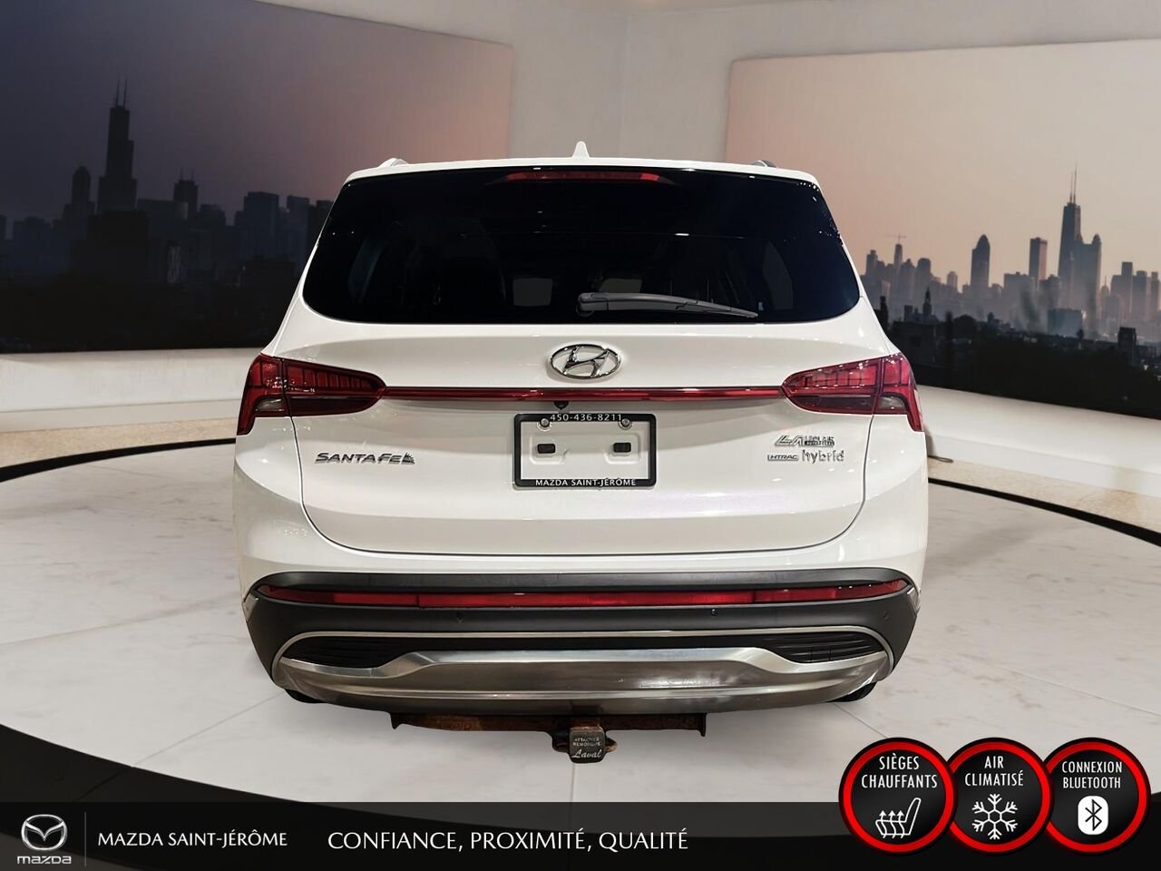 Hyundai Santa Fe Hybrid 2022 Blanc Ste-Agathe des Monts - photo #6