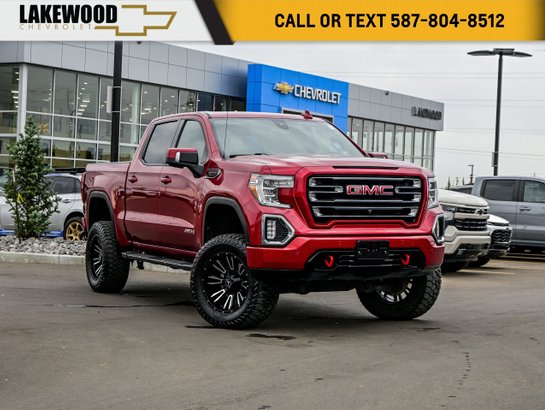 2019 GMC Sierra 1500 AT4 Premium 6.2L | Power Sunroof | 4in Lift Red