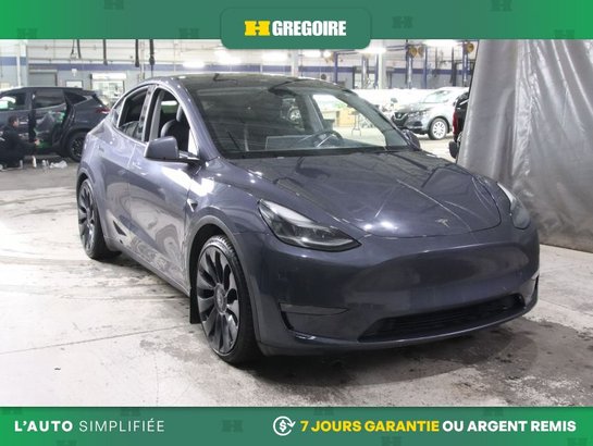 2023 Tesla Model Y Performance AWD AUTO A/C MAGS CUIR TOIT NAV CAM RE Grey