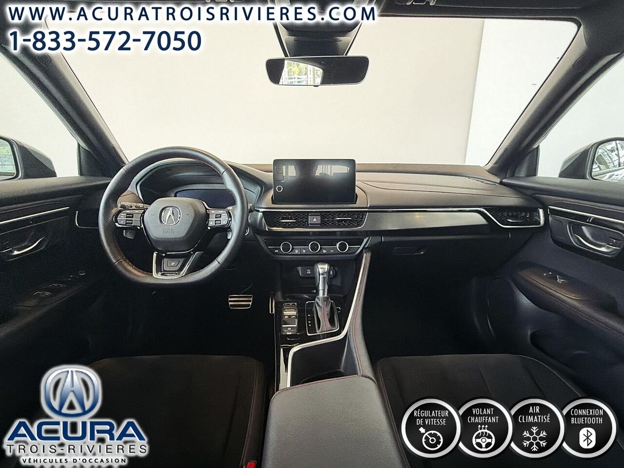 2025 Acura ADX A-Spec AWD, TOIT PANO, VOLANT CHAUFFANT Grey Trois-Rivières - photo #19