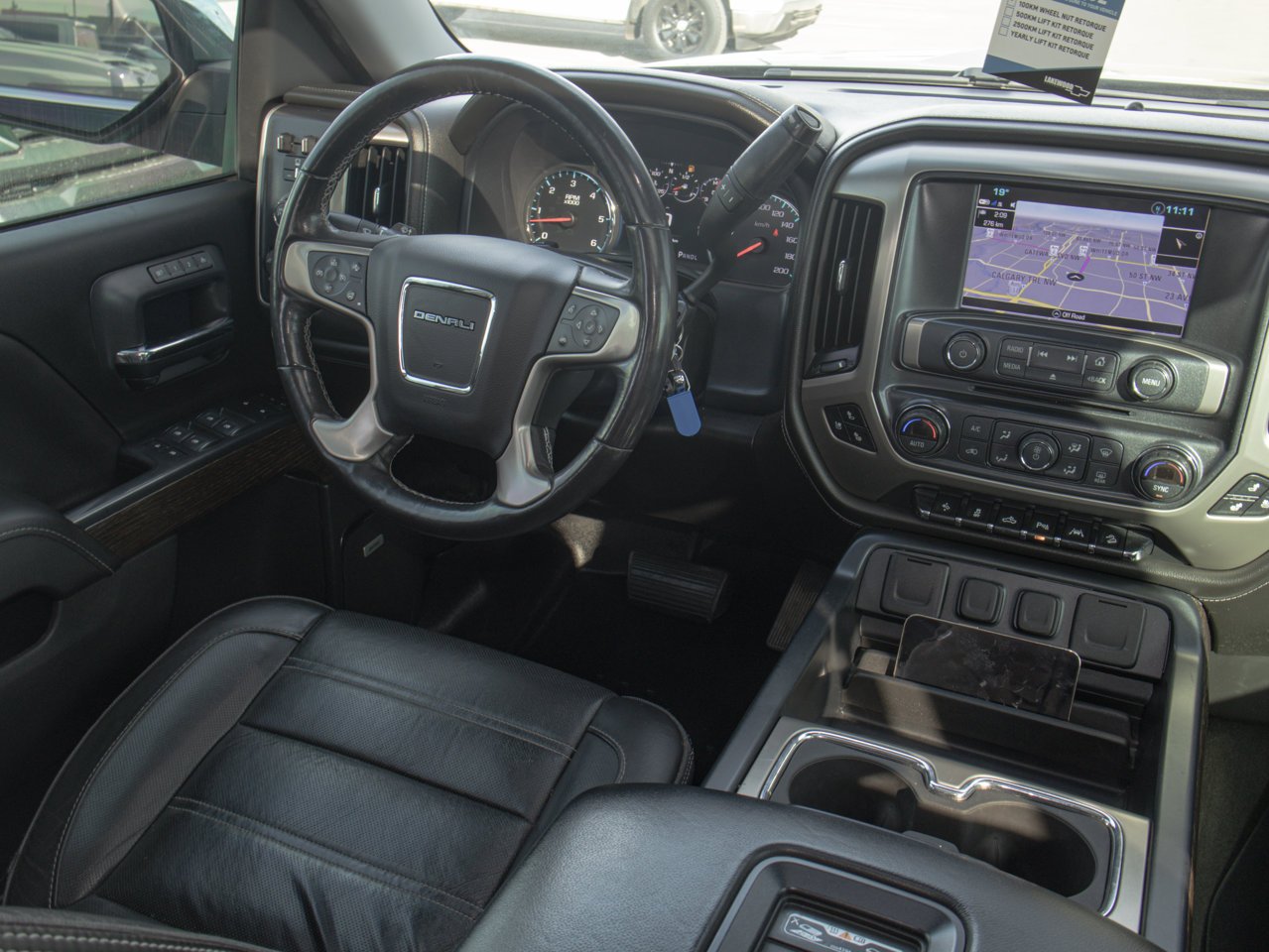 2018 GMC Sierra 1500 4WD Crew Cab 143.5 Denali Black Sherwood Park - photo #30