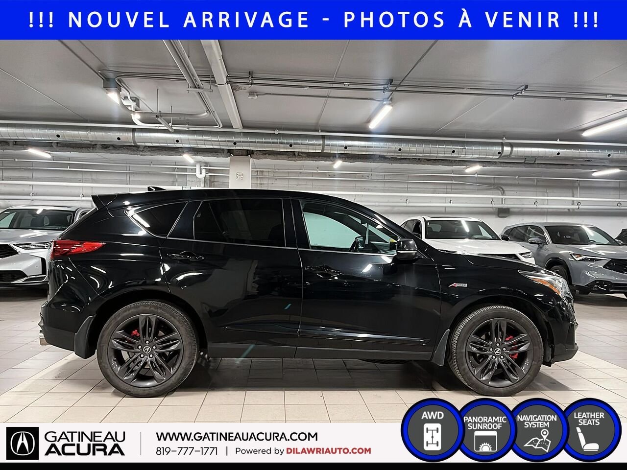 Acura RDX A-Spec SH-AWD 2021 Noir Gatineau - photo #3