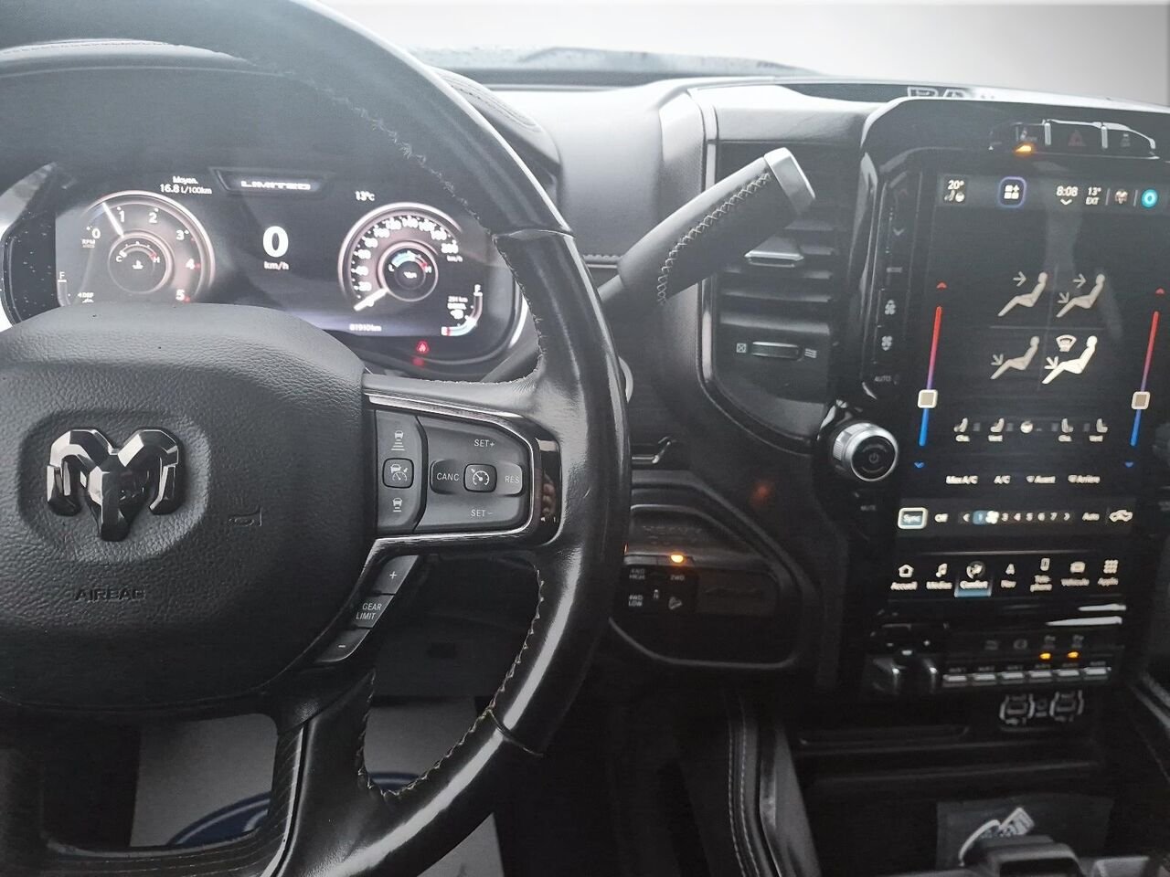Ram 2500 2F389A | Limited ** EDITION NUIT ** LEVEL 1 ** TOIT ** 6,4 pi 2023 Noir Saint-Jérôme - photo #12