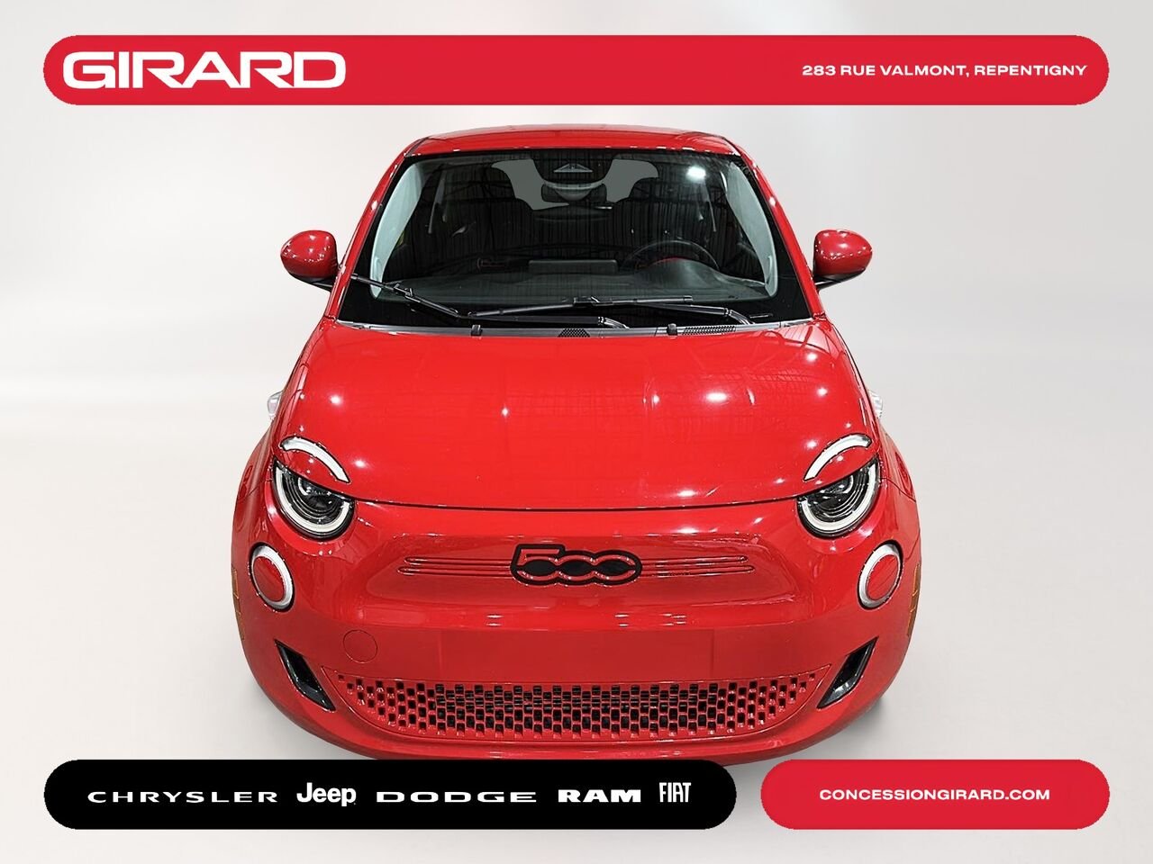 FIAT 500E 2024 Rouge Repentigny - photo #1
