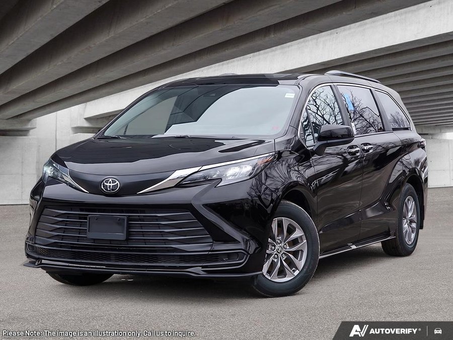 2026 Toyota Sienna XLE Midnight Black Metallic