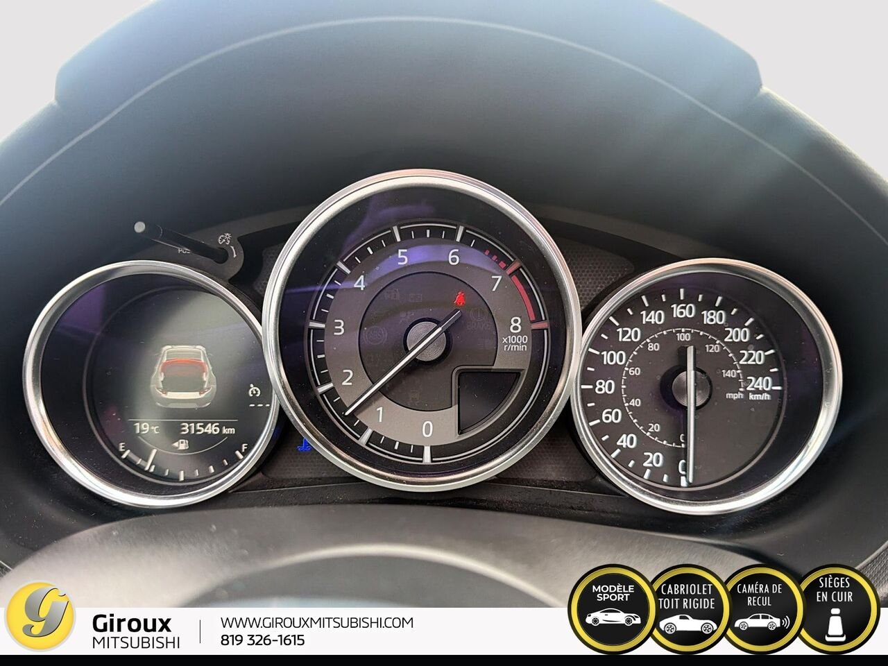 2017 Mazda MX-5 RF White Sainte-Agathe-des-Monts - photo #12