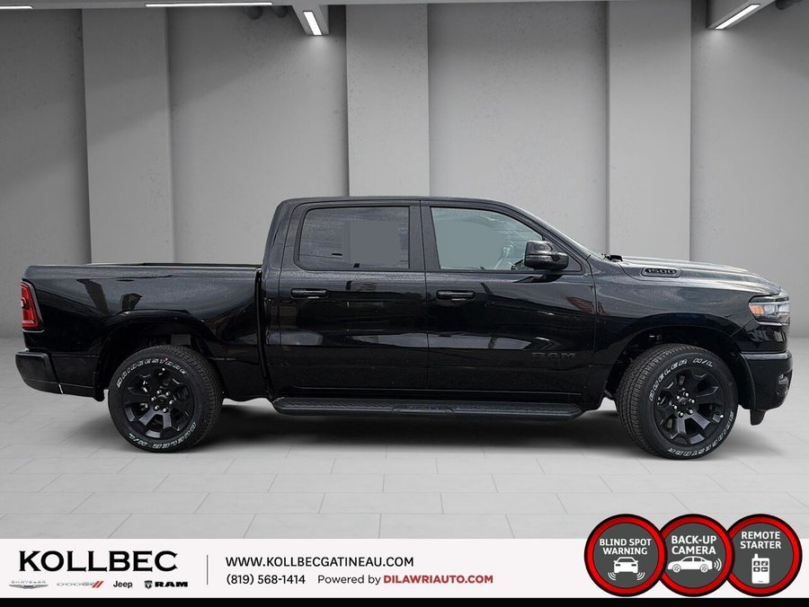 RAM 1500 Sport cabine d'équipe 4x4 caisse de 5 pi 7 po 2026 Couche nacrée cristal noir étincelant