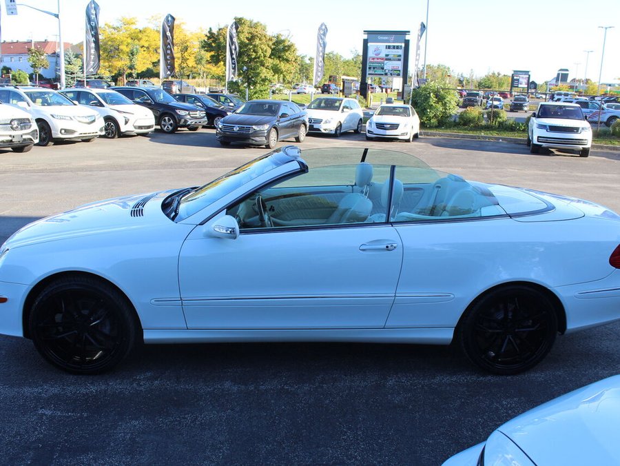 Mercedes-Benz Classe-CLK CLK350 convertible mags & pneus neufs clean carfax 2006 Blanc