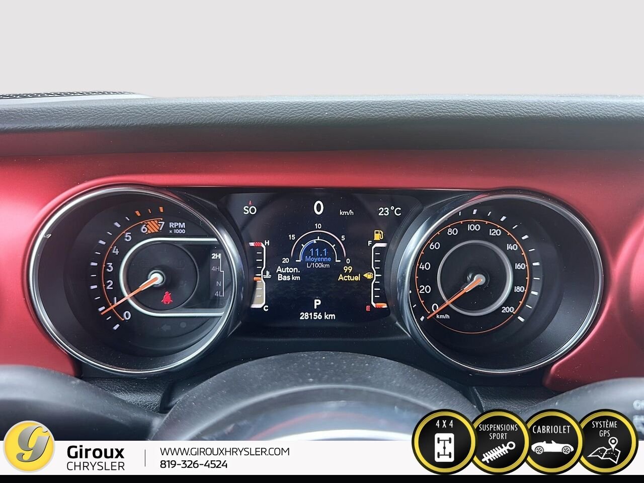 Jeep Wrangler 2023 Rouge Sainte-Agathe-des-Monts - photo #16