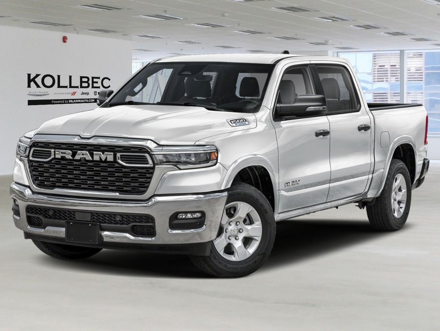 RAM 1500 Big Horn cabine d'équipe 4x4 caisse de 5 pi 7 po 2027 Blanc éclatant