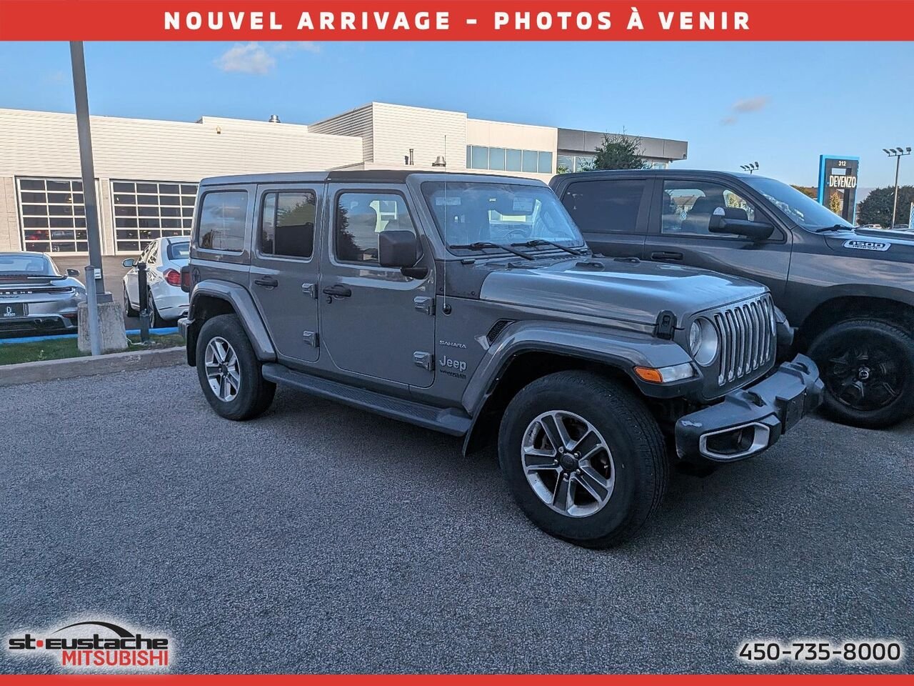 Jeep Wrangler UNLIMITED SAHARA 2021 Gris Saint-Eustache - photo #1