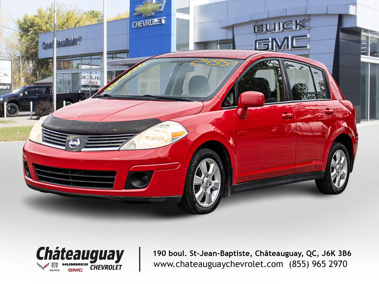 Nissan Versa 5dr HB I4 Auto 1.8 S 2009 Rouge Châteauguay - photo #0