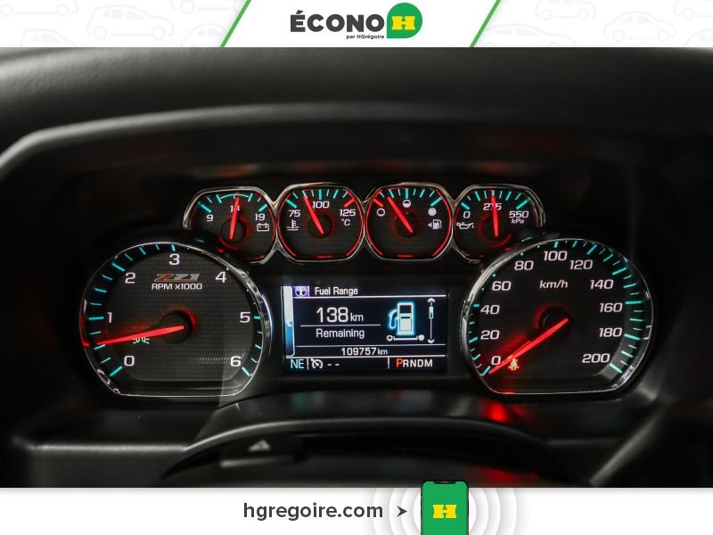 Chevrolet Silverado 1500 730385 | LT TRUE NORTH Z71 4WD A/C MAGS CAM RECULE 2016 Argent Laval - photo #14
