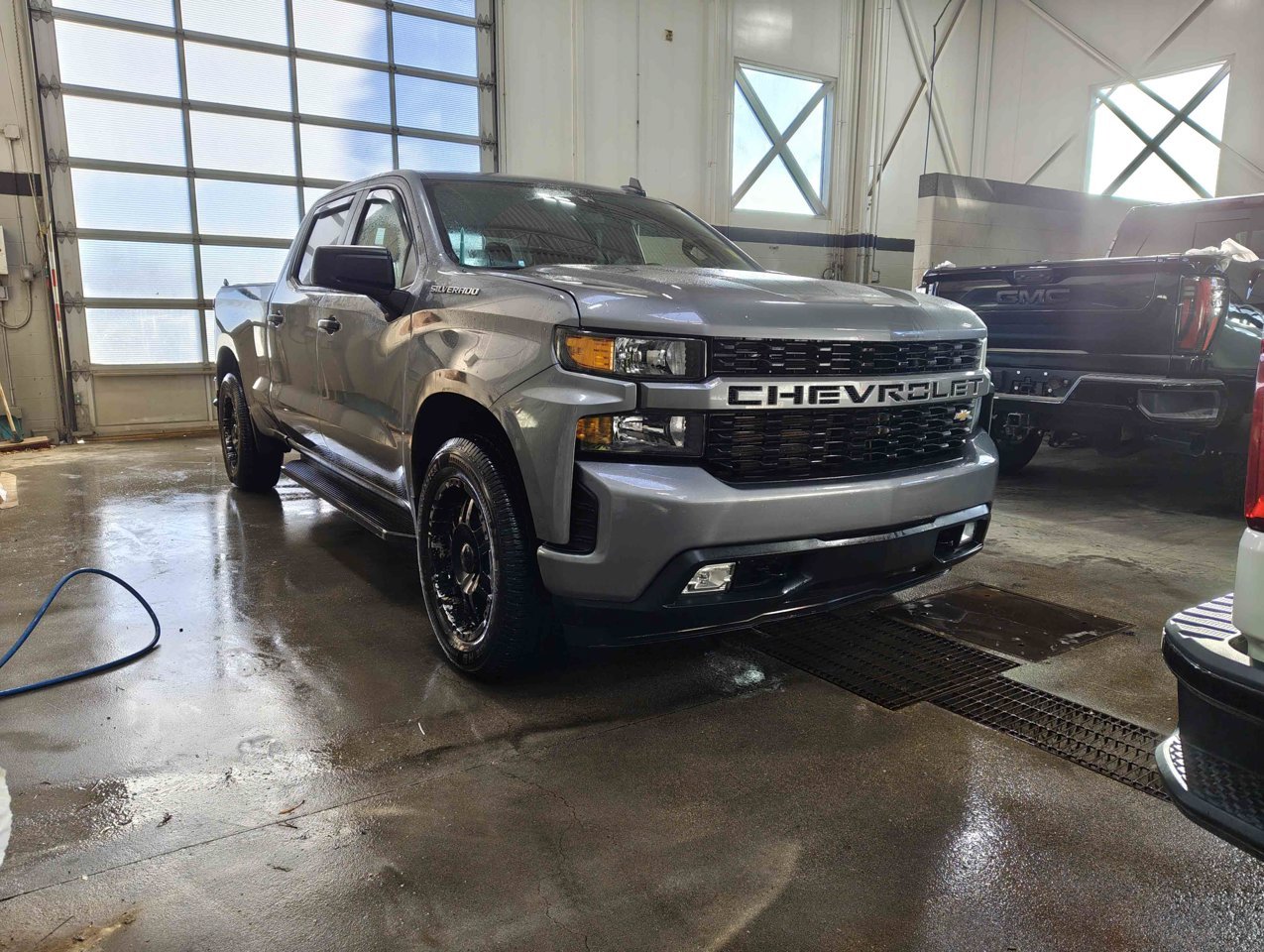 2019 Chevrolet Silverado 1500 4WD Crew Cab 157 Custom Grey Sherwood Park - photo #2