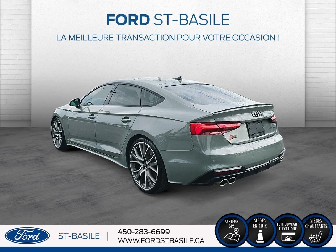 2022 AUDI S5 Grey Saint-Basile-le-Grand - photo #4