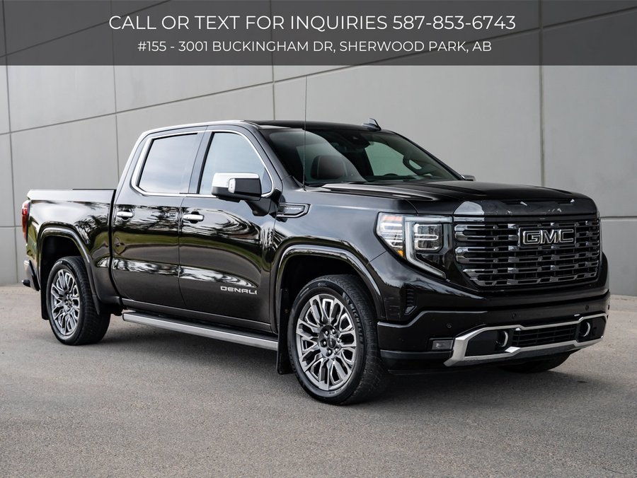 2024 GMC Sierra 1500 Denali Ultimate | Supercruise | Heated, Ventilated & Massaging Seats Black