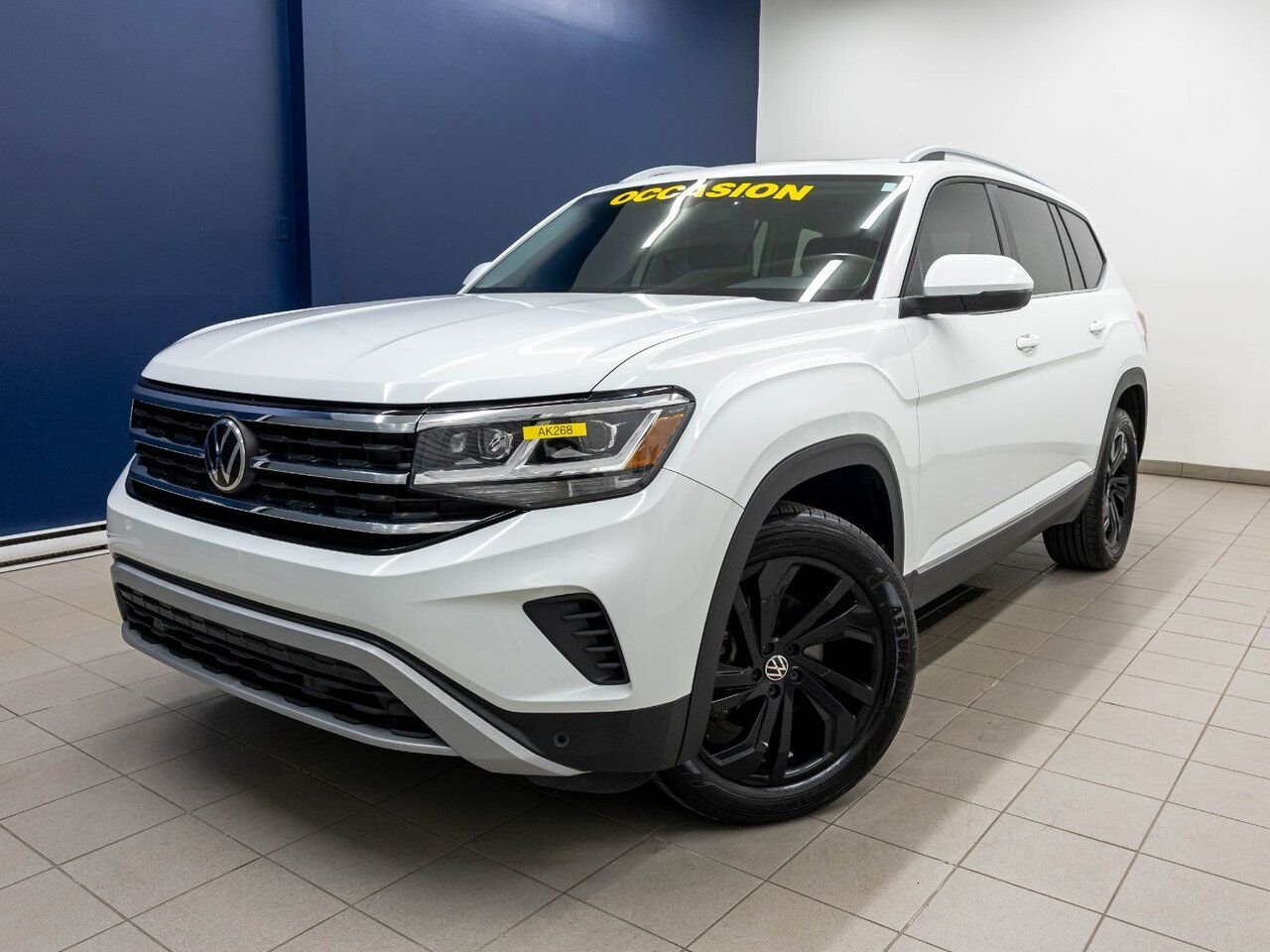 2022 Volkswagen Atlas HIGHLINE 4MOTION *TOIT* NAV SIÈGES VENT FENDER White Saint-Jérôme - photo #0