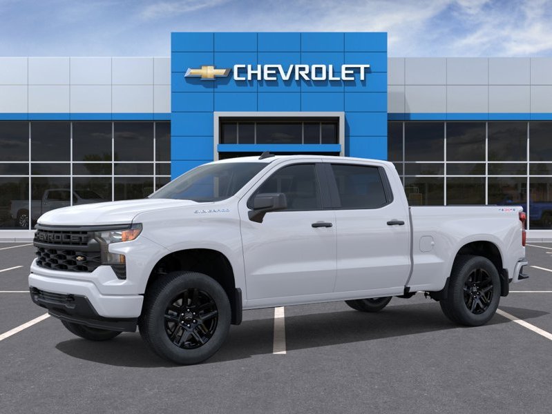 CHEVROLET Silverado 1500 K1500 SILVERADO CREW CAB CUSTOM STD/BOX (1CX) 2026 BLANC SOMMET