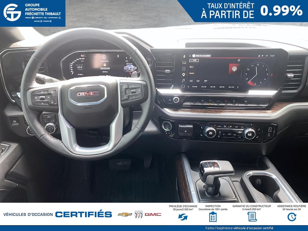 GMC SIERRA K15 Elevation cabine multiplace 4RM 157 po 2026 Noir Montmagny - photo #8