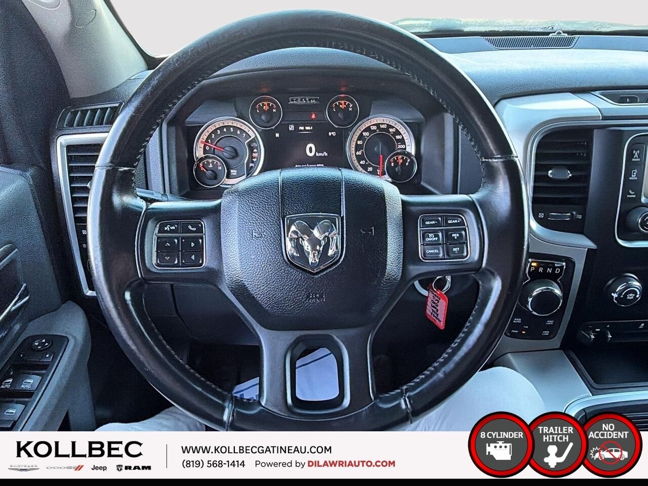 2016 RAM 1500 Big Horn Quad Cab 4x4 Grey Ottawa & Gatineau - photo #8