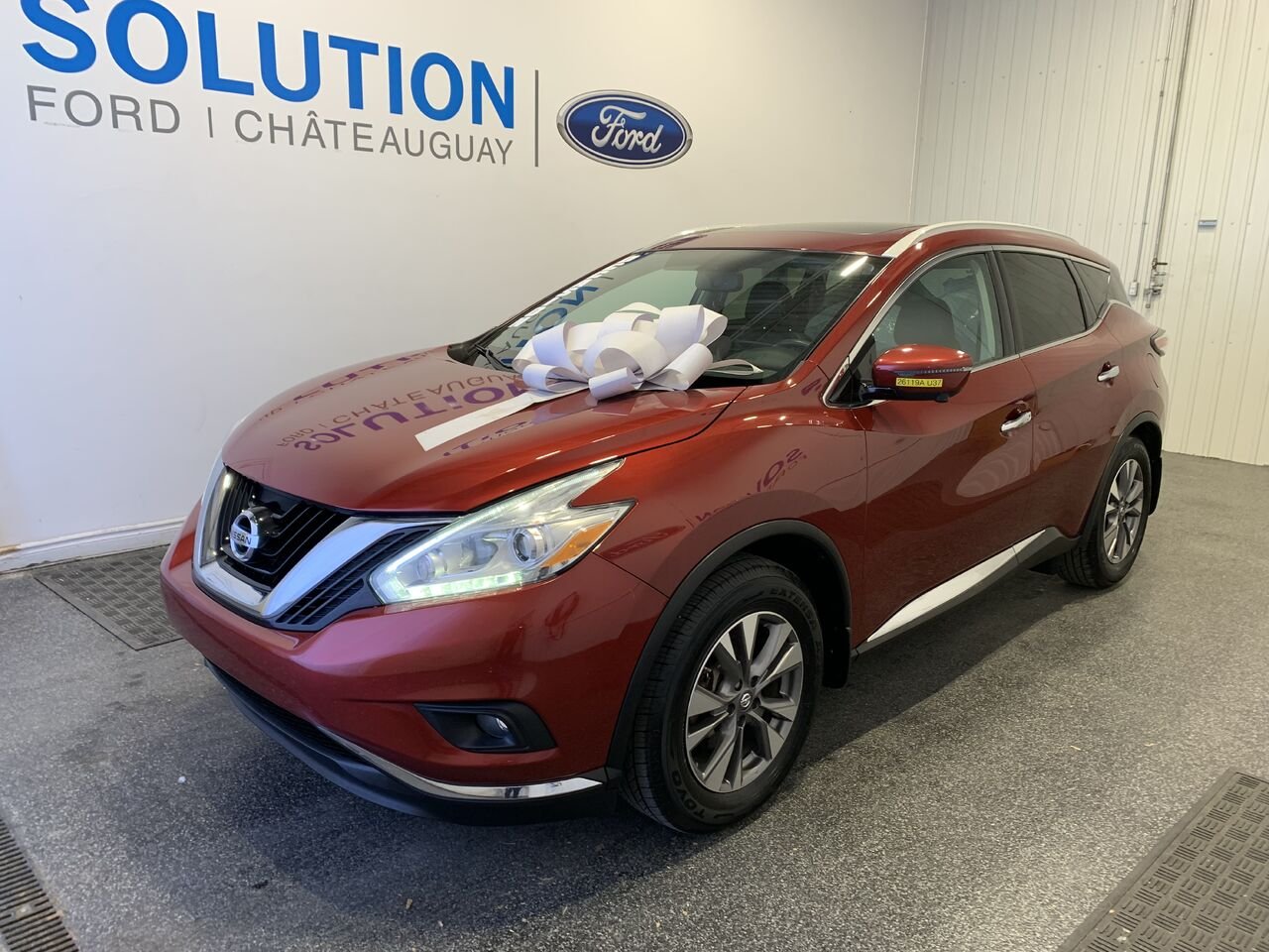 Nissan Murano SL AWD AWD+3.5L+ROOF+NAV+CUIR 2017 Rouge Châteauguay - photo #0