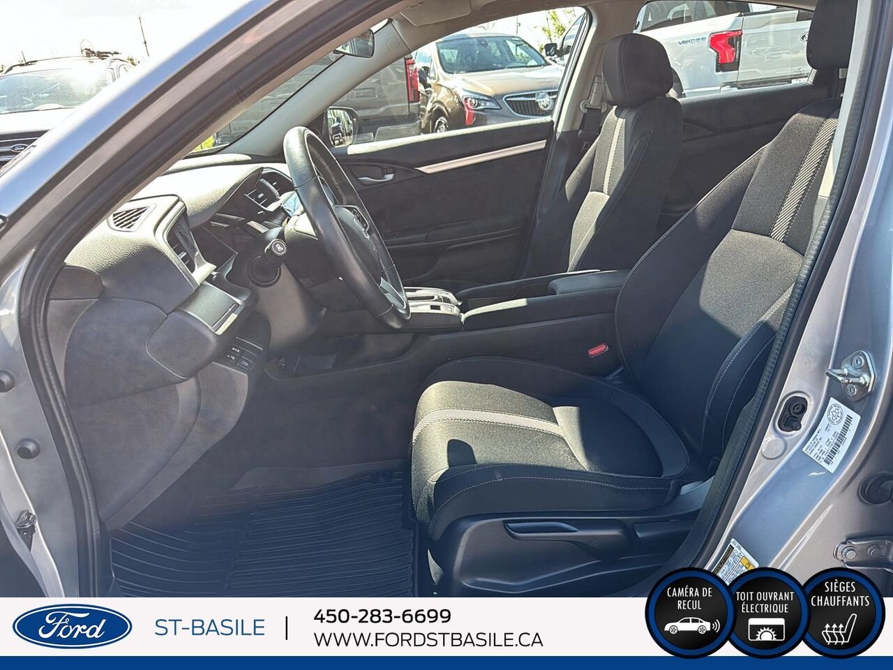 HONDA CIVIC 2018 Argent Saint-Basile-le-Grand - photo #16
