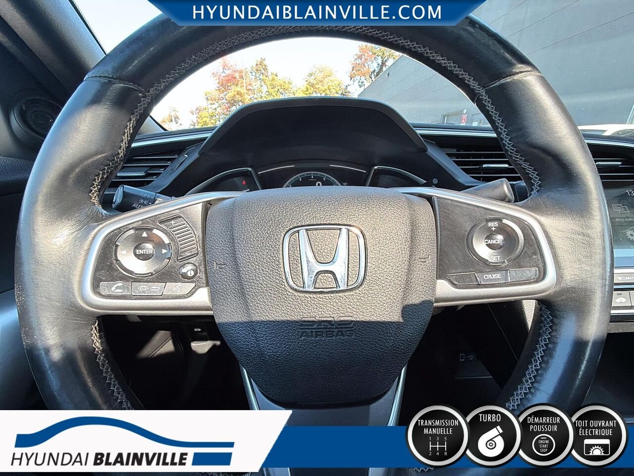 Honda Civic Coupé 2017 Noir Blainville - photo #12