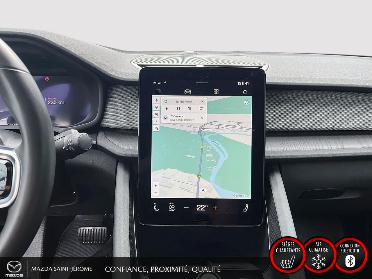 2023 Polestar 2 LONG RANGE DUAL MOTOR | 1 PROPRIÉTAIRE | JAMAIS ACCIDENTÉ | TOIT OUVRANT | CUIR Grey Saint-Jérôme - photo #21