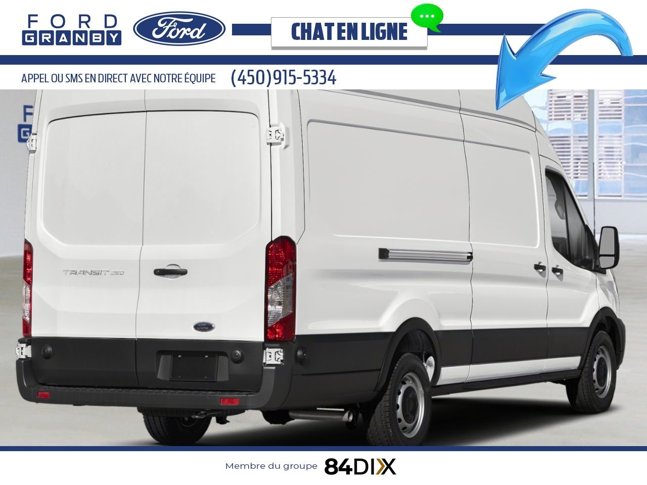 2025 Ford Transit Cargo Van Oxford White Granby - photo #1