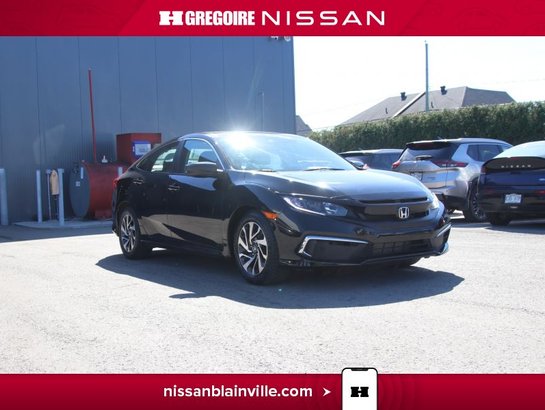 Honda Civic EX TOIT MAGS A/C SIEGE CHAUFFANT 2020 Noir