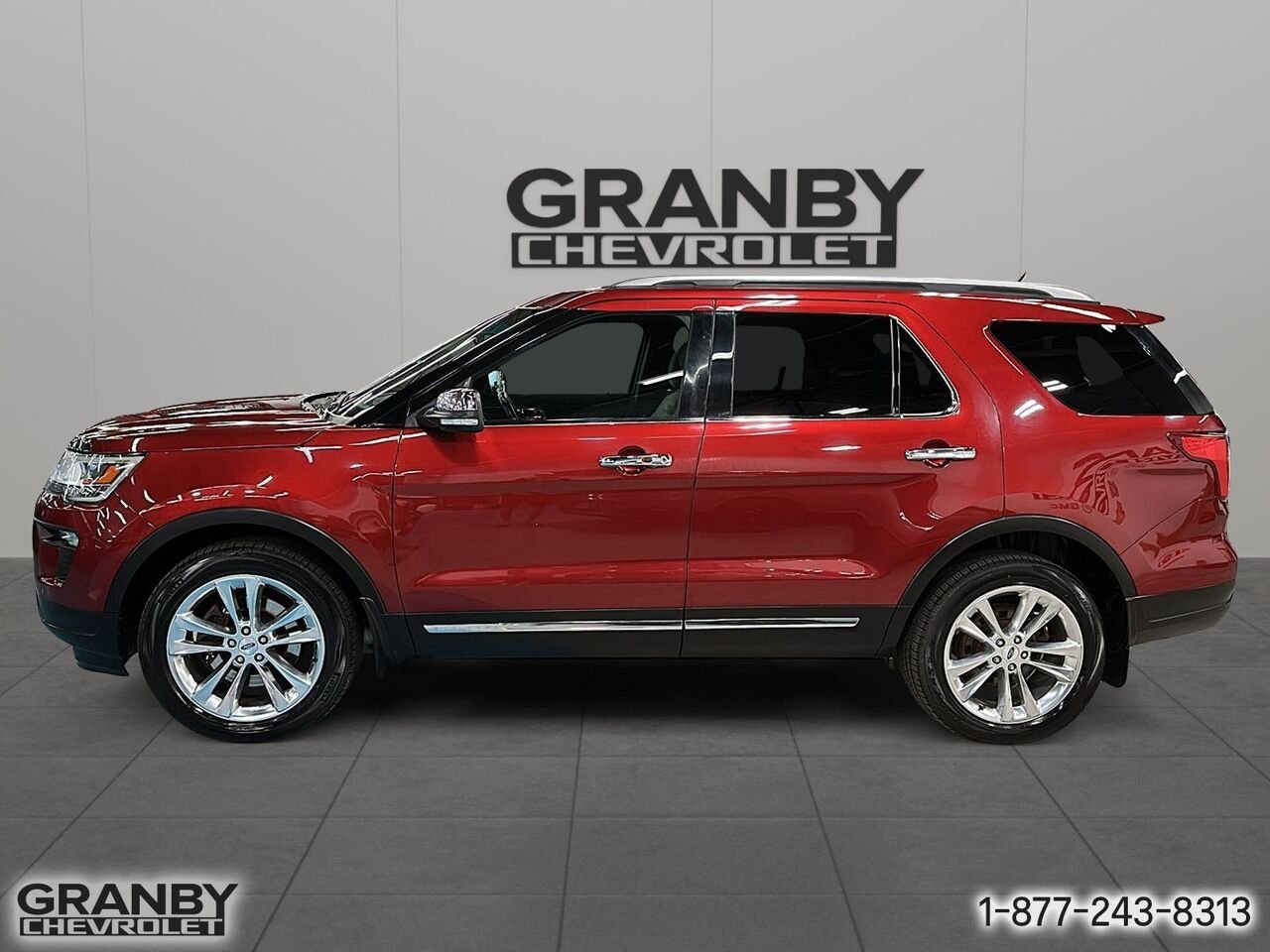 2018 Ford Explorer XLT, quatre roues motrices | G3898 Red Granby - photo #7