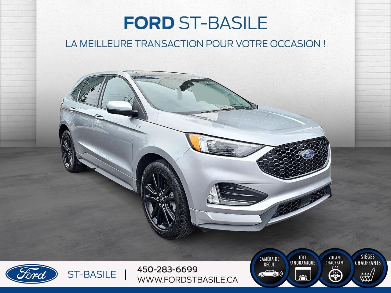2024 Ford Edge Silver Saint-Basile-le-Grand - photo #8
