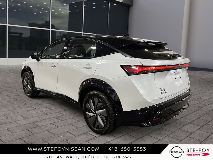 2024 Nissan ARIYA EVOLVE e-4ORCE TRACTION INTEGRALE BATTERIE STANDARD White