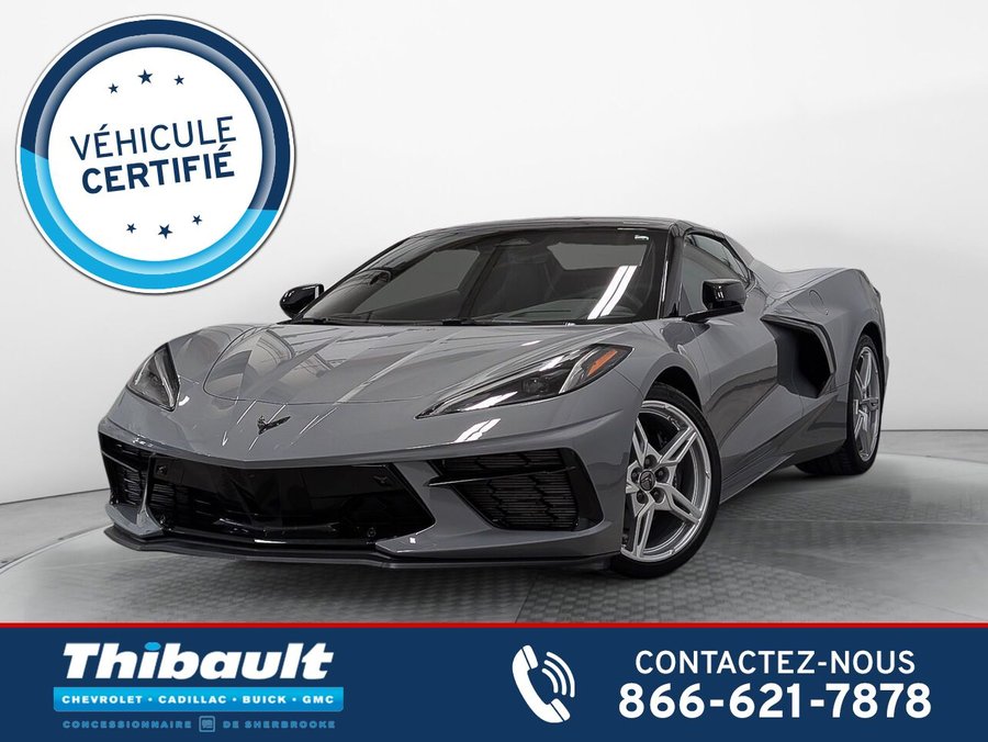 CHEVROLET CORVETTE STINGRAY CABRIOLET Exhaust Performance Suspension Active Bas Km 2024 Gris