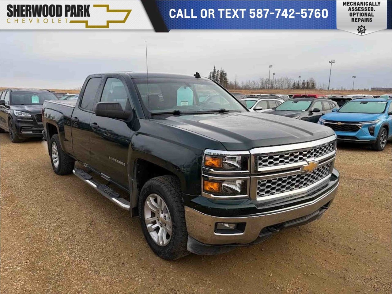 2014 Chevrolet Silverado 1500 4WD Double Cab Standard Box LT w/1LT Rainforest Metallic Sherwood Park - photo #0