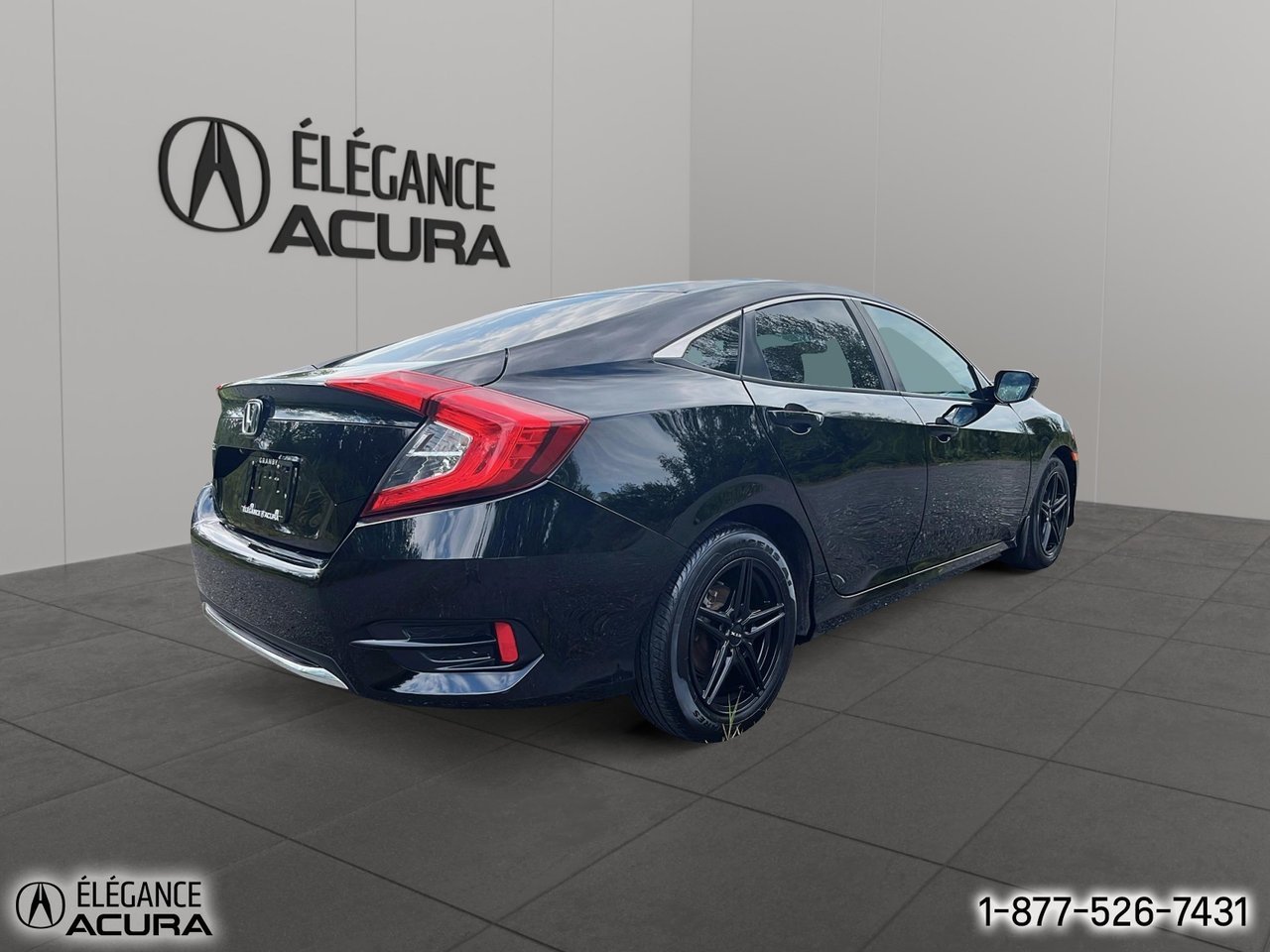 2020 Honda Civic Sedan LX | A8378A Black Granby - photo #25