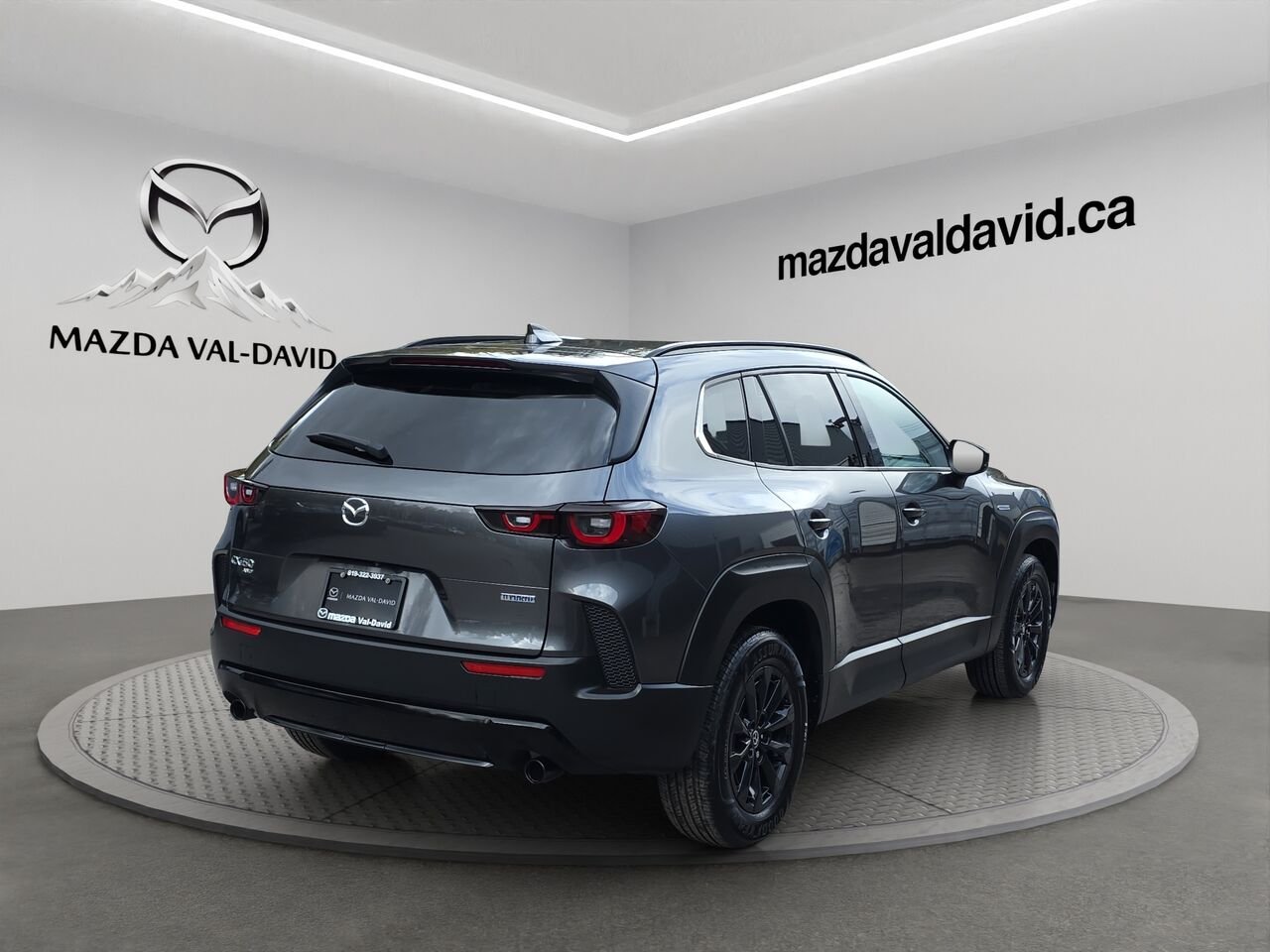 2025 Mazda CX-50 hybride GS-L e-AWD, toit panoramique, sièges avant chauffants, volant chauffant, Apple CarPlay/Android Grey Val-David - photo #6