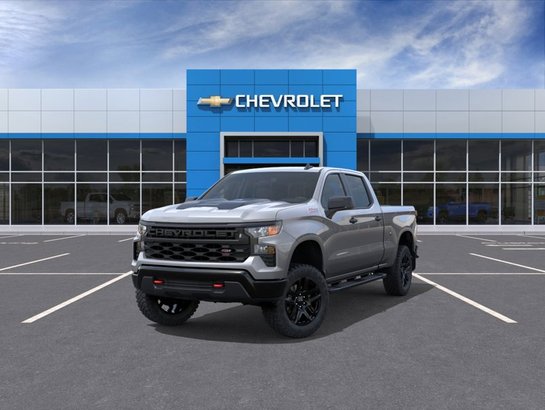 2026 CHEVROLET Silverado 1500 K1500 SILVERADO CREW CAB CUSTOM TRAIL BOSS STD/BOX (2CX) STERLING GREY METALLIC