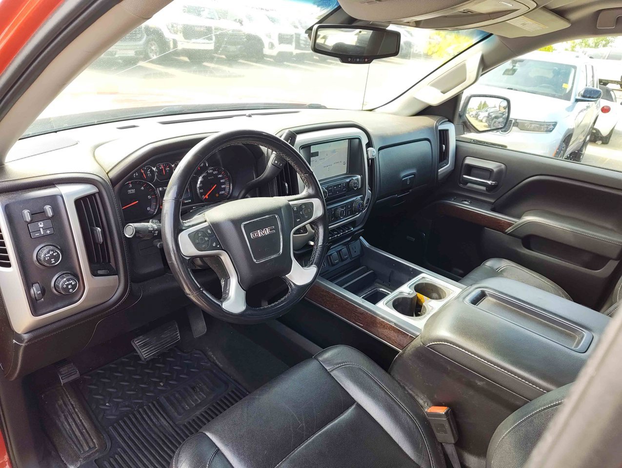 2015 GMC Sierra 1500 4WD Double Cab 143.5 SLT Red Sherwood Park - photo #6