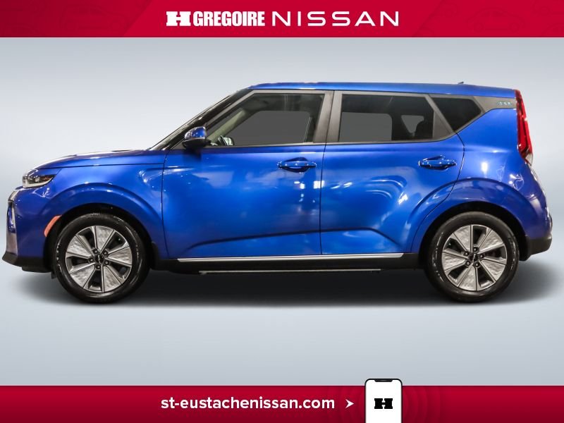 Kia Soul SE4477 | EV Premium CUIR ELECTRIQUE APPLE CARPLAY 2022 Bleu Laval - photo #5