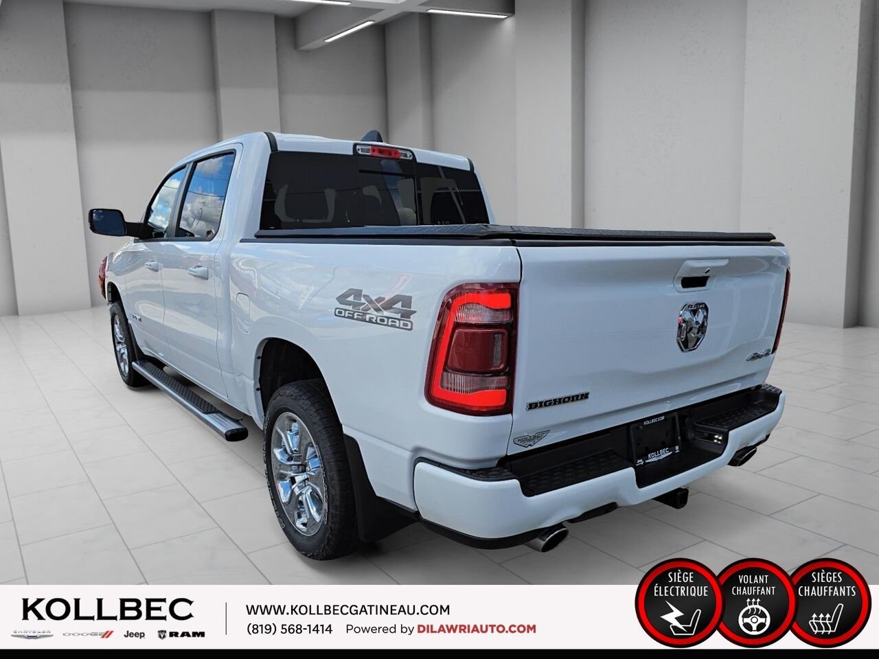 2020 RAM 1500 26821 | Big Horn Sport 4x4 Crewcab 4x4 White Gatineau - photo #18