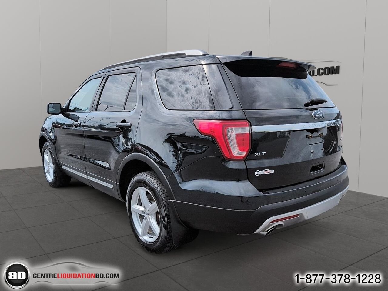 Ford Explorer XLT 2.3L ECOBOOST AWD | BD0384 2017 Noir Granby - photo #7