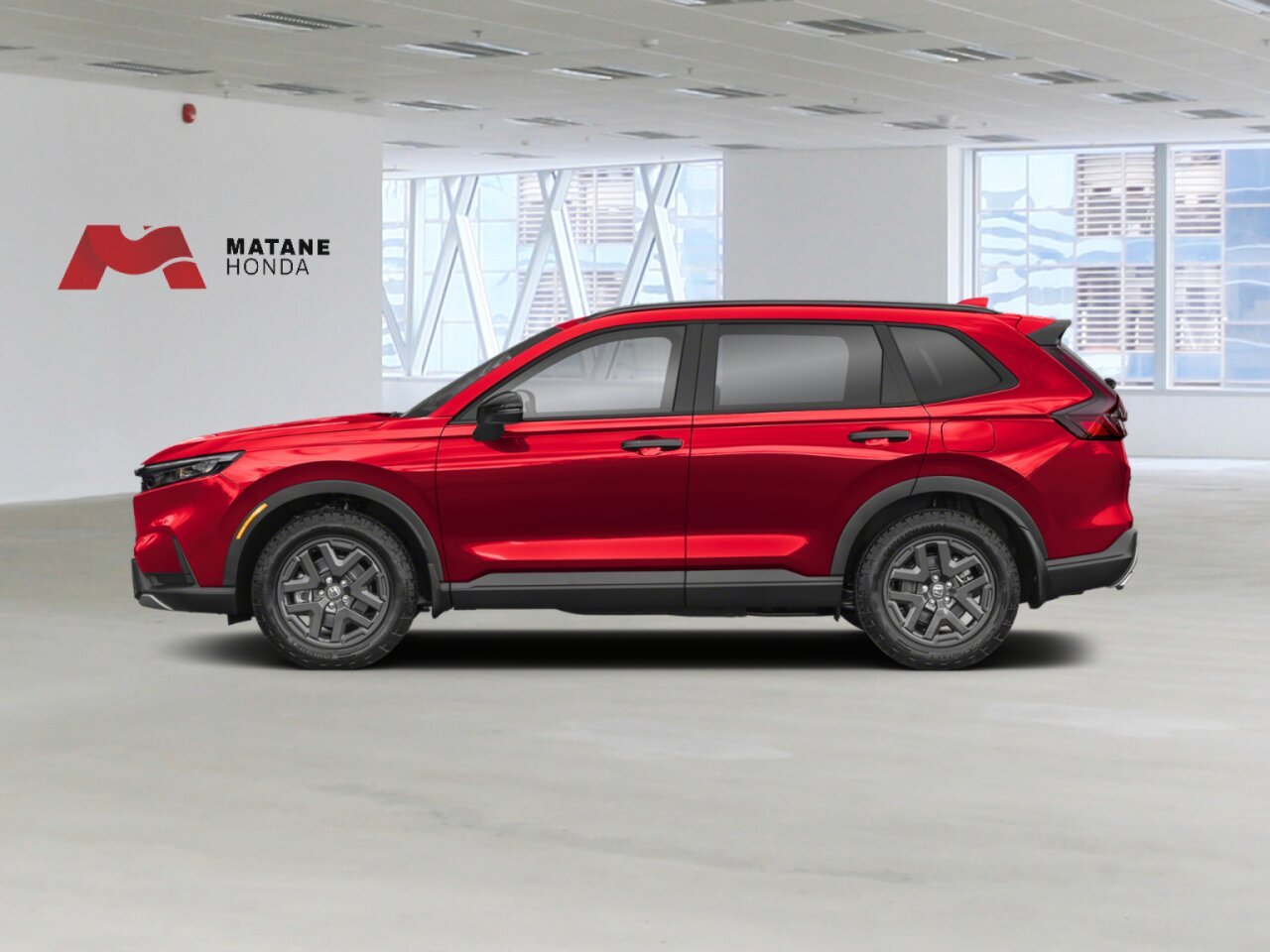 2027 Honda CR-V Hybrid CR-V TRAILSPORT HYBRID Radiant Red Metallic Matane - photo #2