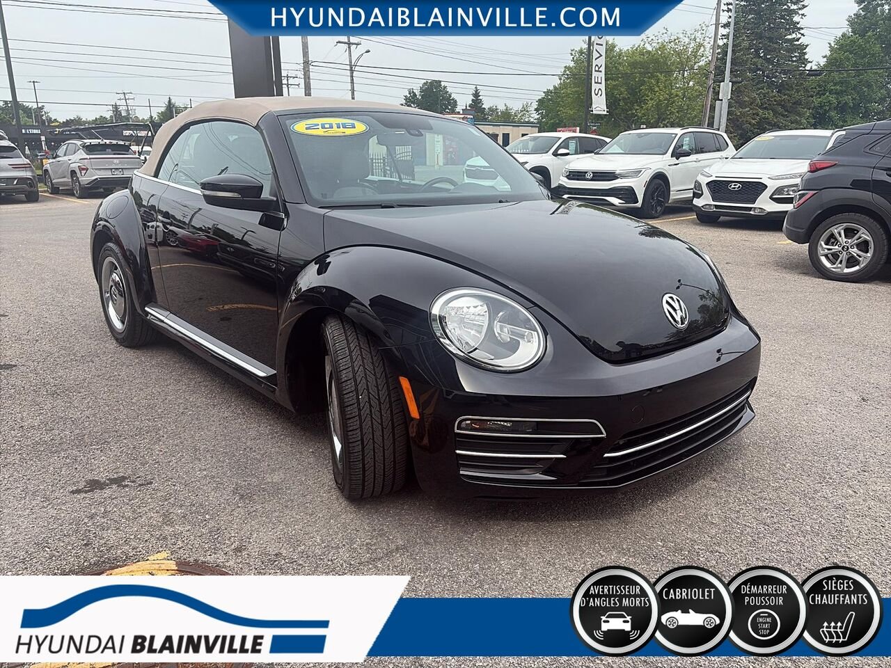 Volkswagen Beetle Décapotable 2018 Noir Blainville - photo #2