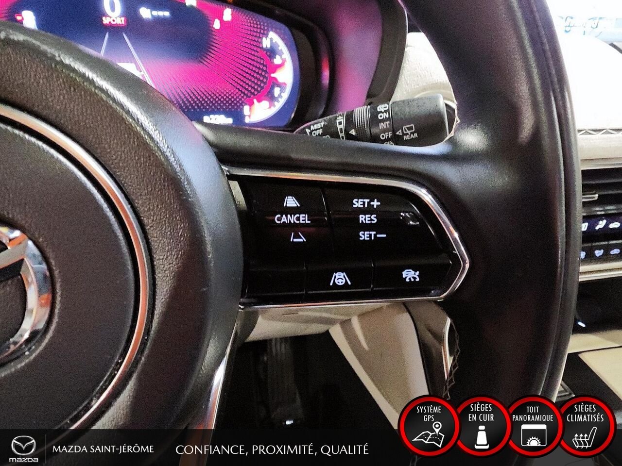 Mazda CX-90 hybride léger SIGNATURE TI | 1 PROPRIÉTAIRE | JAMAIS ACCIDENTÉ | HYBRIDE LÉGER | TOIT PANORAMIQUE | CUIR NAPPA 2024 Rouge Saint-Jérôme - photo #14