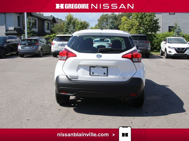 Nissan Kicks BP6378 | SV TRES BAS KILO AUCUN ACCIDENT SIEGE CHAUFFANT 2019 Blanc Laval - photo #7